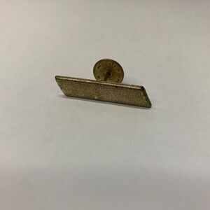 Gold Tone Service Bar Pin 1.25” x .25”